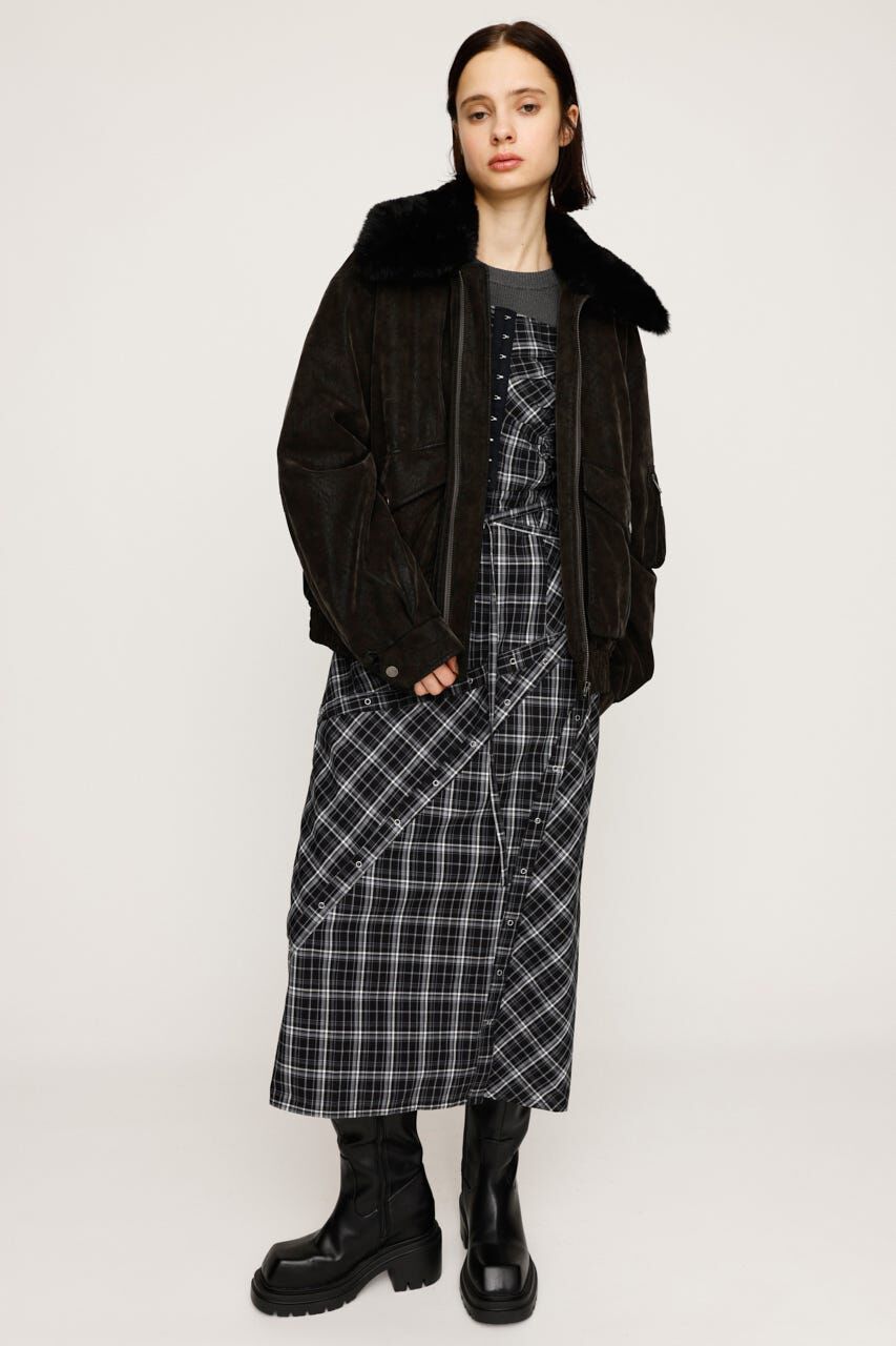 SLY「WASHED PUFFER ブルゾン」|ブルゾン・スタジャン|