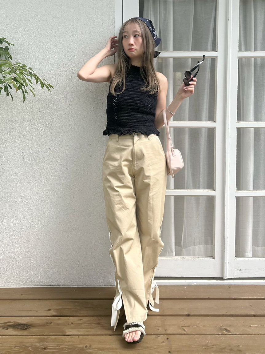 LILY BROWN「ペイズリードットスカーフ」|バンダナ・スカーフ|