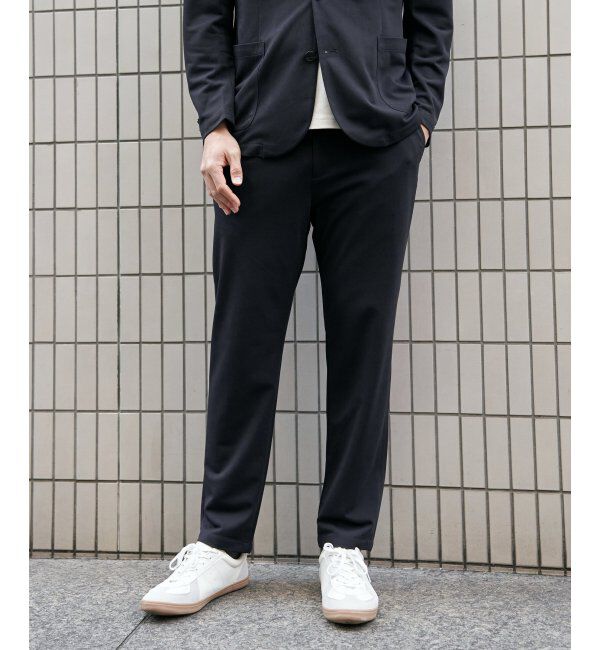 IKKA LOUNGE「【MonoMax &times; 小泉孝太郎】GOKU楽ワークDRYソフト鹿の子パンツ「小泉孝太郎さん着用モデル」」|スラックス|