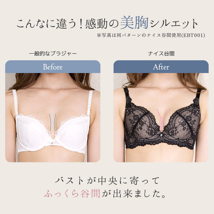 intesucre「アンテシュクレ ナイス谷間ブラ ブラジャー単品 くっきり谷間メイク G-J/65-80 TBT007」|インナー|