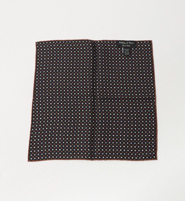 UNITED ARROWS「＜Holliday＆Brown＞ コモン プリント ポケットチーフ」|ハンカチ|