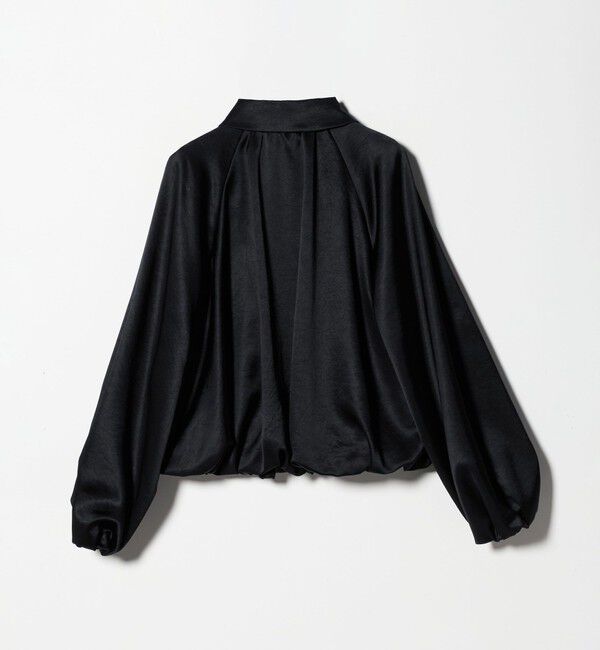 UNITED ARROWS「サテン ボリュームギャザー ブルゾン ‐ウォッシャブル‐」|ブルゾン・スタジャン|