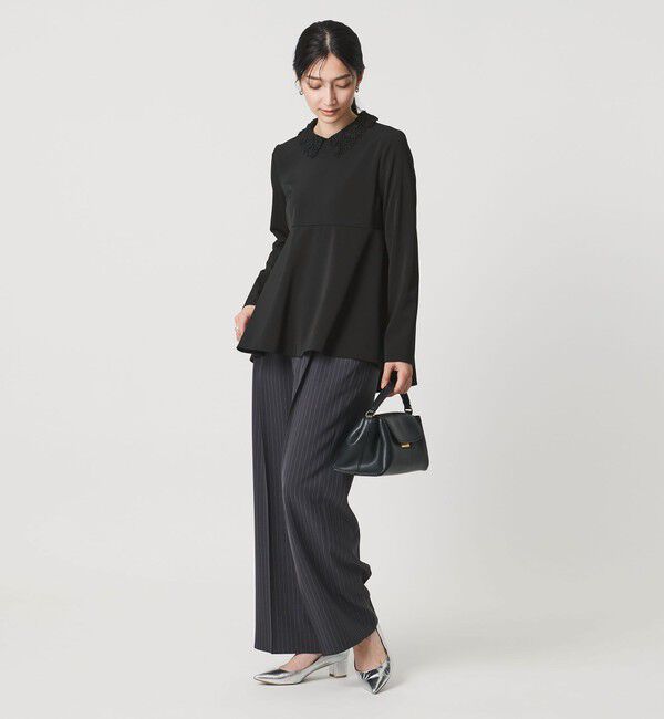 UNITED ARROWS「FEEL CLEAN 2WAY ブラウス ‐防シワ ストレッチ UVカット‐」|シャツ・ブラウス|