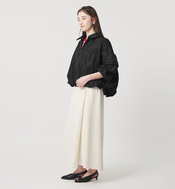 UNITED ARROWS「タフタ ボリュームギャザー ブルゾン ‐ウォッシャブル‐」|ブルゾン・スタジャン|