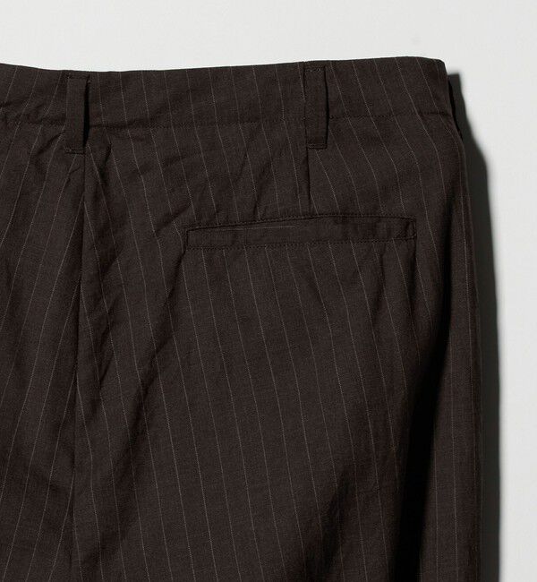 UNITED ARROWS「＜District＞ウォッシュド トロピカルウール ベイカー スラックス」|スラックス|
