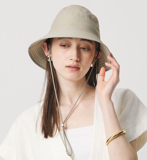 UNITED ARROWS「リップストップ UV ハット」|ハット|BEIGE