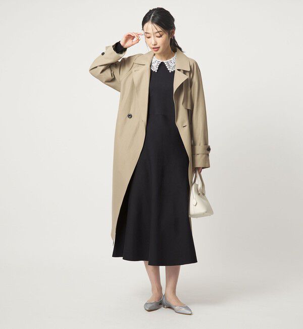 UNITED ARROWS green label relaxing「エリレース 2WAY ニット ワンピース ウォッシャブル」|ワンピース|