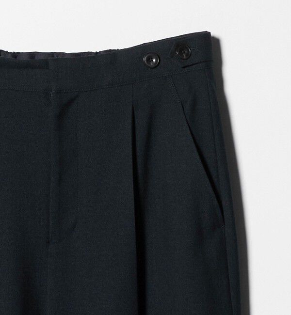 UNITED ARROWS green label relaxing「ラミーブレンド ワイド パンツ」|チノ|