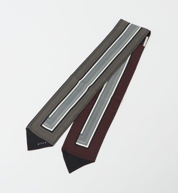 UNITED ARROWS green label relaxing「＜Bleck＞ライン スカーフ」|バンダナ・スカーフ|BLACK