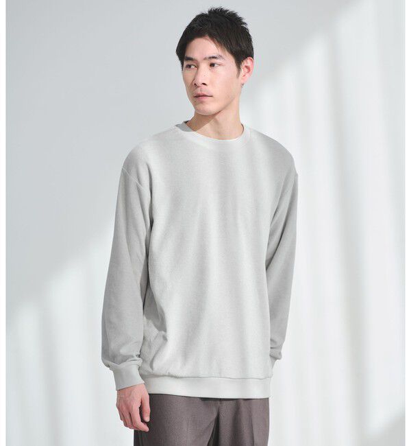 UNITED ARROWS green label relaxing「メランジ パイル クルーネック カットソー」|Tシャツ・カットソー|