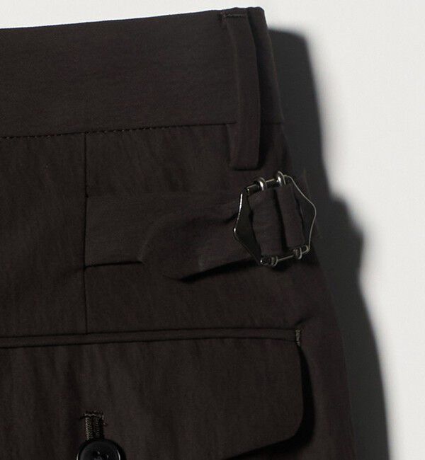 UNITED ARROWS green label relaxing「FINE BASIC コットンナイロン ツイル 2プリーツ W4 ワイドスラックス」|その他|