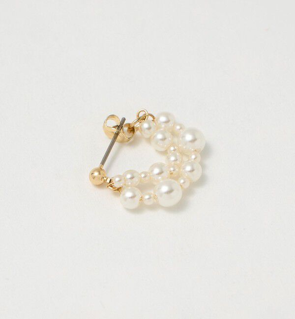 UNITED ARROWS green label relaxing「ミニフェイクパール ピアス」|ピアス|