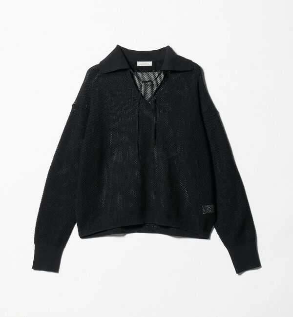 UNITED ARROWS green label relaxing「メッシュ ポロプルオーバー」|ニット・セーター|