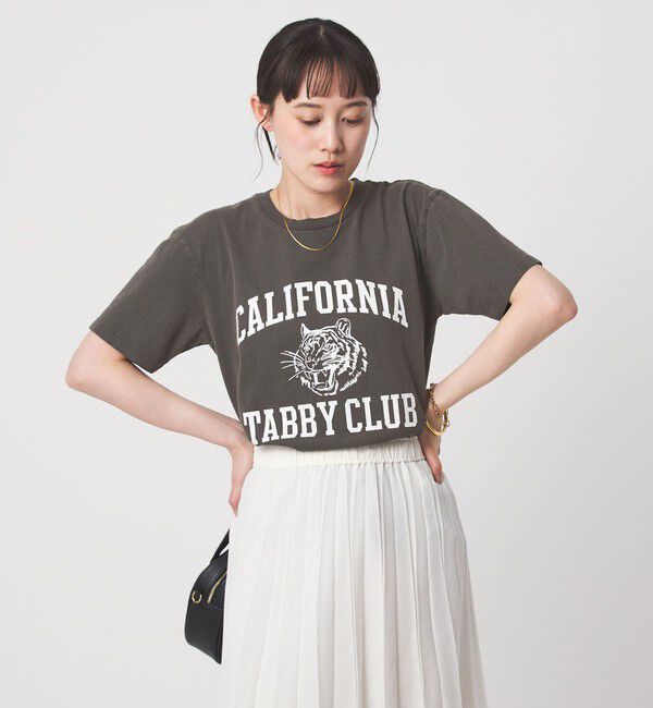 UNITED ARROWS green label relaxing「【別注】＜MIXTA＞ショートスリーブ プリント Tシャツ」|Tシャツ・カットソー|BLACK