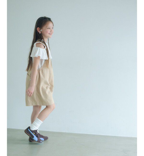 UNITED ARROWS green label relaxing「【COOL CHIC GIRLS STYLE】ラッフルショートスリーブ / キッズ  120cm-160cm」|シャツ・ブラウス|