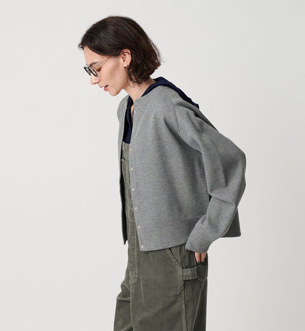 BEAUTY&YOUTH UNITED ARROWS「ダブルフェイス リングボタンカーディガン ウォッシャブル」|カーディガン|