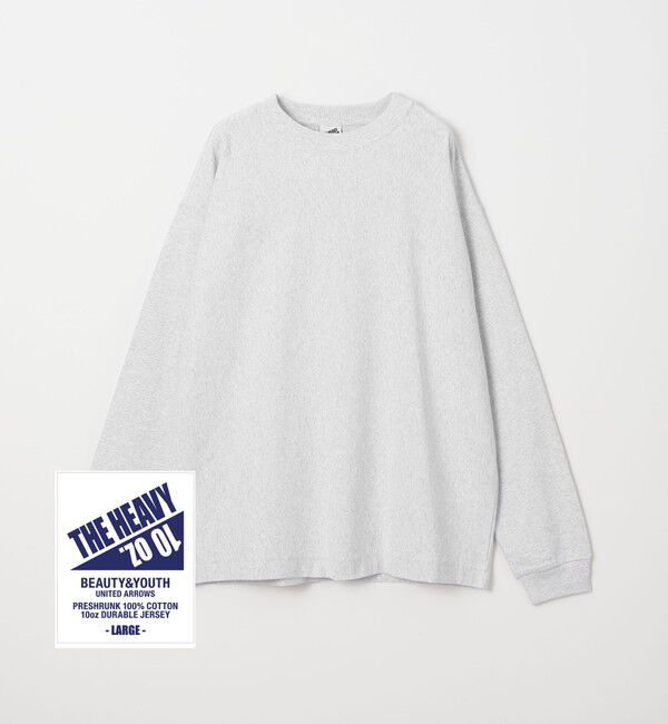 BEAUTY&YOUTH UNITED ARROWS「&rdquo;THE HEAVY&rdquo;10oz ヘビー ワイド クルーネック カットソー」|Tシャツ・カットソー|SILVER