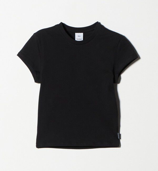 BEAUTY&YOUTH UNITED ARROWS「＜Won Hundred＞LERA クロップドTシャツ」|Tシャツ・カットソー|BLACK