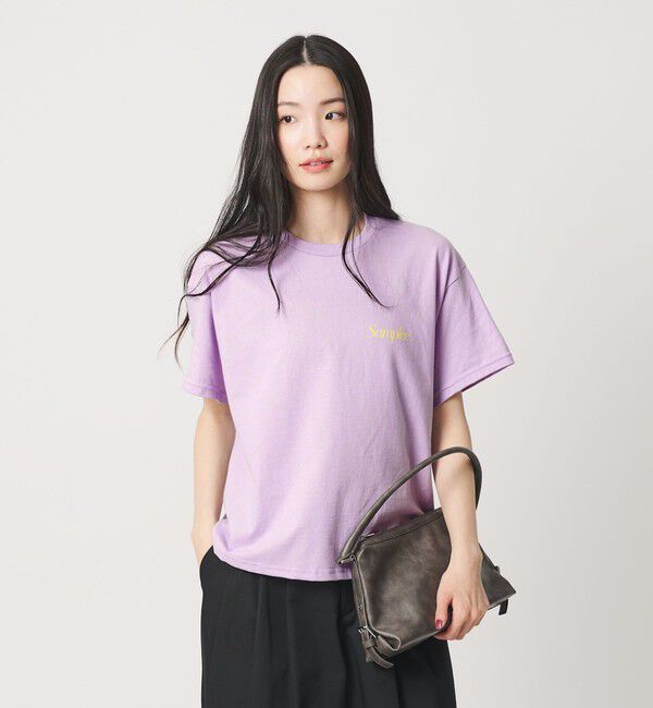 BEAUTY&YOUTH UNITED ARROWS「【別注】＜Samplee＞ショートスリーブ Tシャツ パープル」|Tシャツ・カットソー|