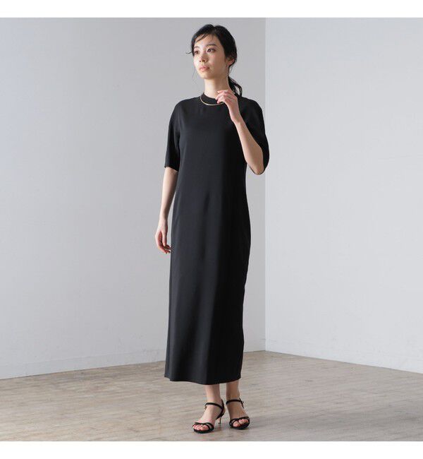 Demi-Luxe BEAMS 「AK+1 / スーパーブラック ワンピース」|ワンピース|