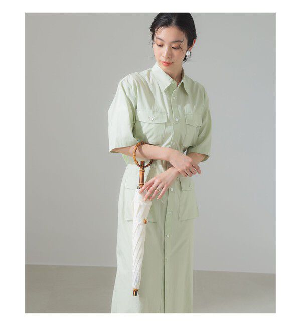Demi-Luxe BEAMS 「Bon Bon Store / ドット エンブロイダリー 日傘」|傘|