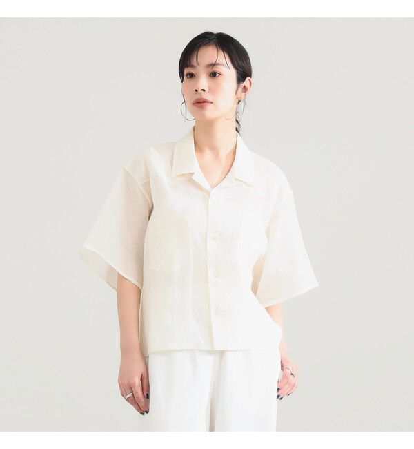 Demi-Luxe BEAMS 「YLEVE / ボイル ステッチ シャツ」|シャツ・ブラウス|