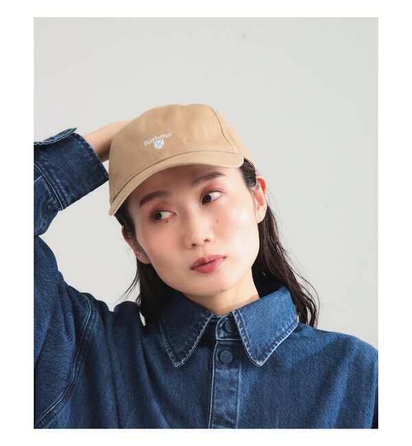 Demi-Luxe BEAMS 「【WEB限定】Barbour / CASCADE ロゴ キャップ」|ハット|