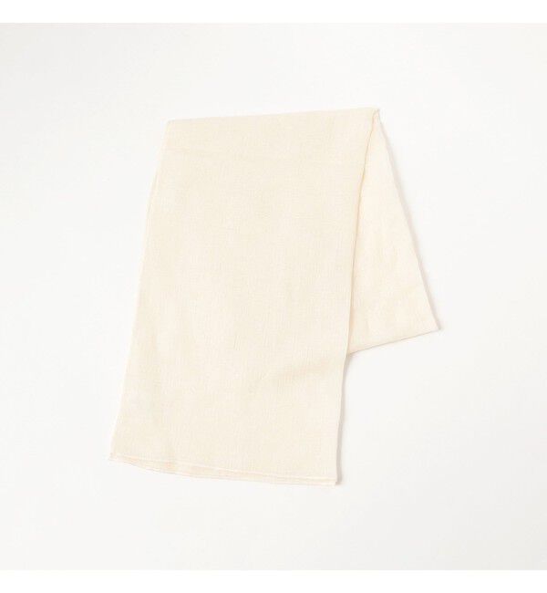 Ray BEAMS 「コットン リネン ストール」|ストール|OFF WHITE