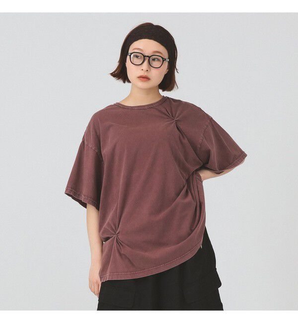 Ray BEAMS 「フロスト 加工 タック ビッグ Tシャツ」|Tシャツ・カットソー|BORDEAUX