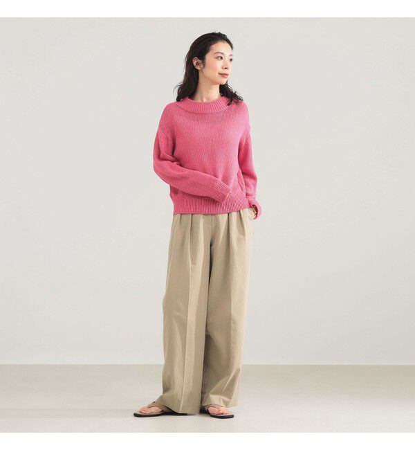 Demi-Luxe BEAMS 「AK+1 / 3ゲージ ボトルネック プルオーバー」|ニット・セーター|