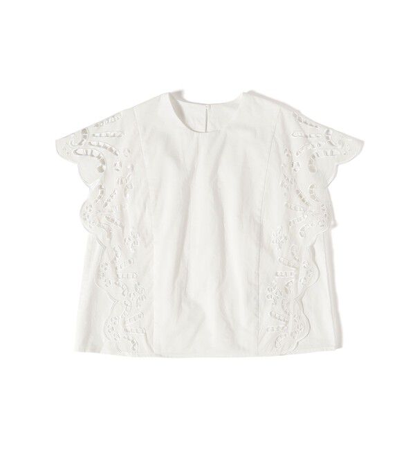 Demi-Luxe BEAMS 「カットワーク ブラウス」|シャツ・ブラウス|