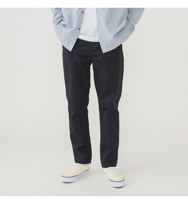 BEAMS「BEAMS｜ストレッチテーパードチノ｜チノパン｜スリムフィット｜ロングセラー 定番｜ビジカジ 休日スタイル」|チノ|