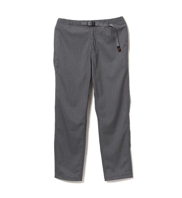 BEAMS「BEAMS｜【別注】Gramicci / スラックス 26SS｜テーパードシルエット スラミチ｜ストレッチ｜ビジカジ」|チノ|GREY