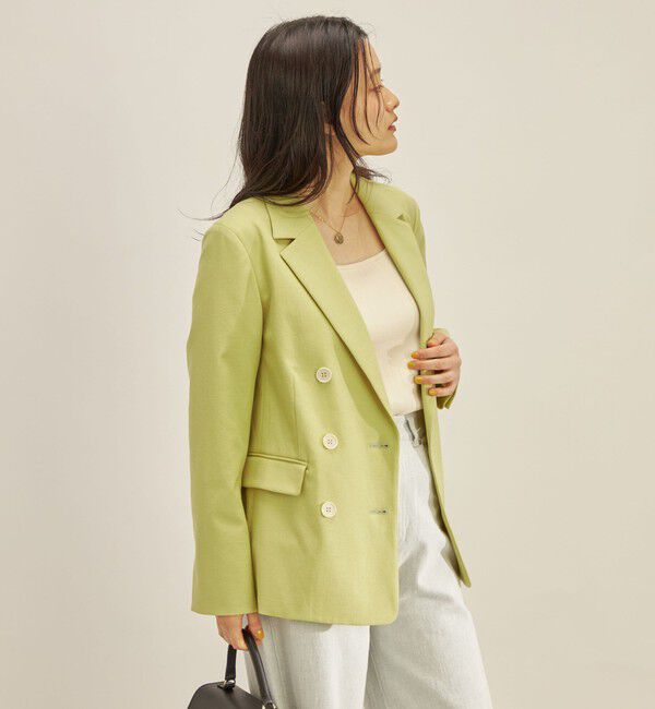 SHIPS for women「コットン リネン オックス ダブル ジャケット」|その他|