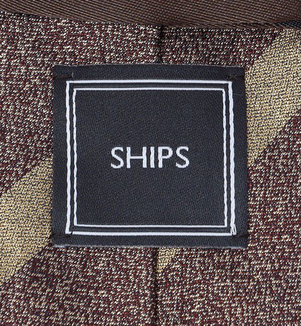 SHIPS「SHIPS: SUNAGO シルク メランジ ストライプ ネクタイ」|ネクタイ・蝶ネクタイ|