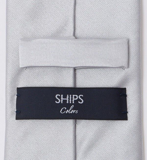 SHIPS Colors 「SHIPS Colors:シルバー サテン ソリッド タイ 2◇」|ネクタイ・蝶ネクタイ|