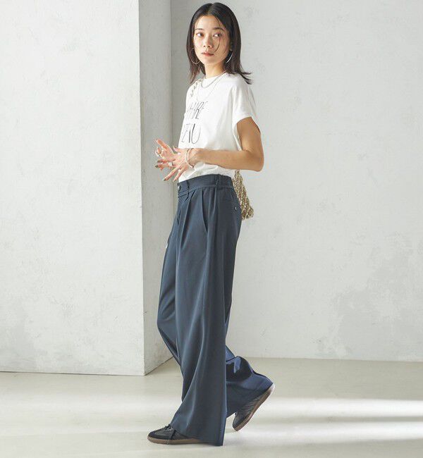 SHIPS for women「〈洗濯機可能〉プラチナ ヴェール TEE」|Tシャツ・カットソー|
