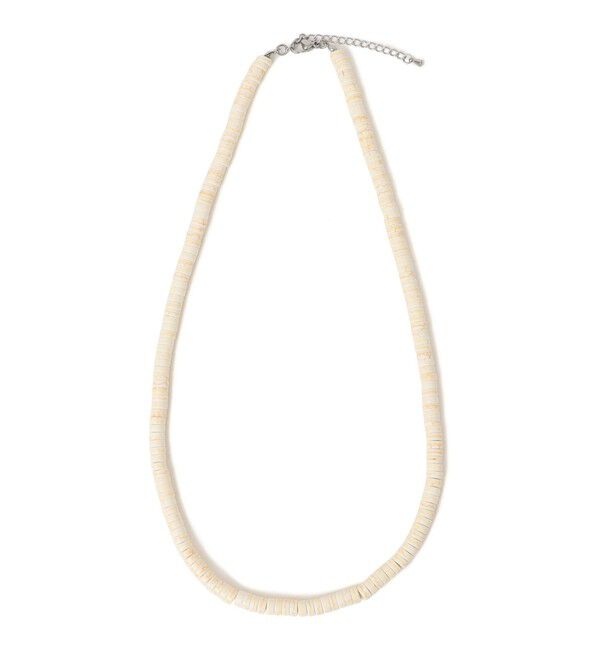 SHIPS for women「HELENA:MIX MATERIAL NECKLACE」|ネックレス|ホワイト
