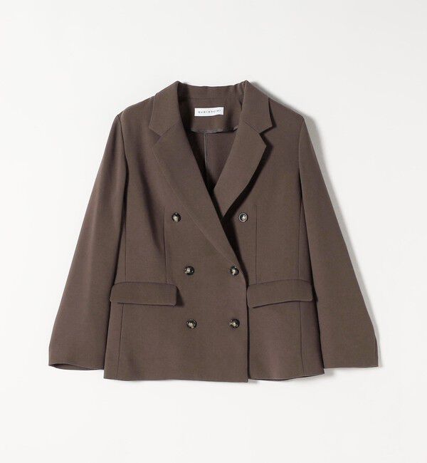 quaranciel「quaranciel:〈手洗い可能〉メッシュ ダブルブレスト テーラード ジャケット 25AW」|テーラードジャケット|