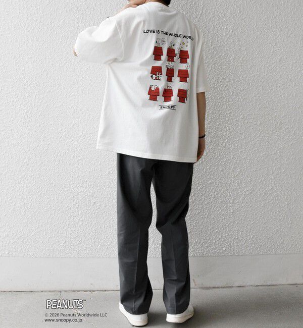 SHIPS any「SHIPS any: SNOOPY コラボ グラフィック プリント Tシャツ◇」|Tシャツ・カットソー|
