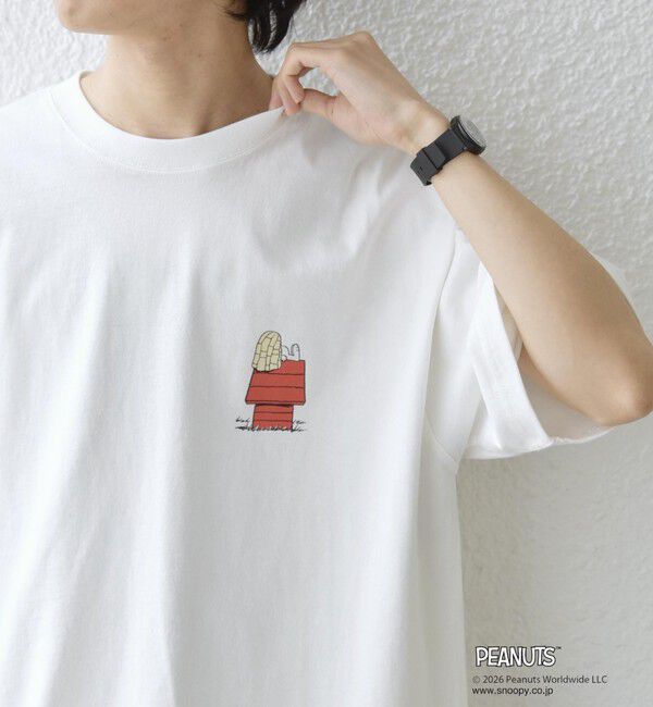 SHIPS any「SHIPS any: SNOOPY コラボ グラフィック プリント Tシャツ◇」|Tシャツ・カットソー|ホワイト系その他