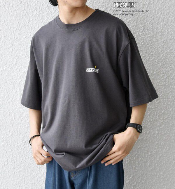 SHIPS any「SHIPS any: SNOOPY コラボ グラフィック プリント Tシャツ◇」|Tシャツ・カットソー|