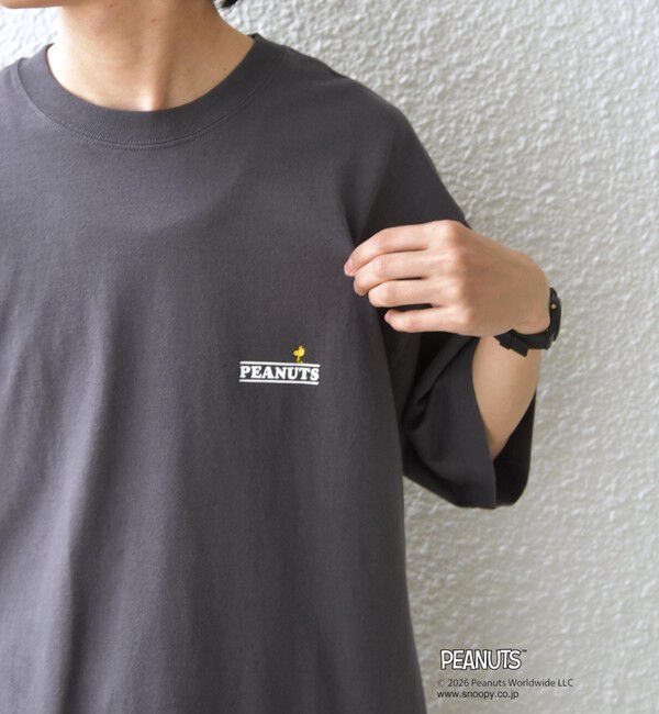SHIPS any「SHIPS any: SNOOPY コラボ グラフィック プリント Tシャツ◇」|Tシャツ・カットソー|
