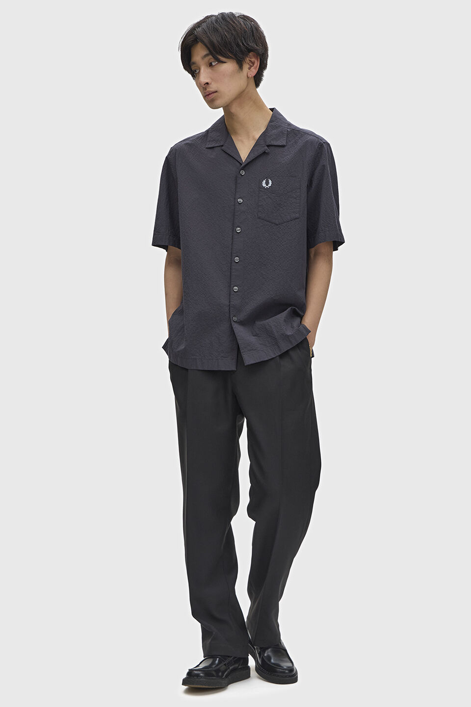 FRED PERRY 「Seersucker Revere Collar Shirt」|シャツ・ブラウス|