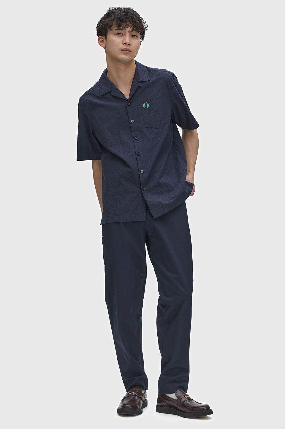 FRED PERRY 「Seersucker Revere Collar Shirt」|シャツ・ブラウス|