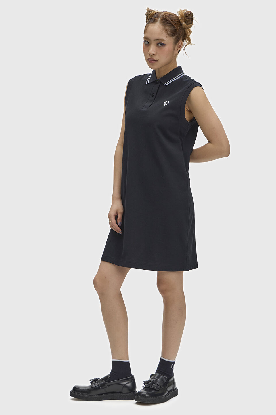 FRED PERRY 「The Sleeveless Fred Perry Shirt Dress」|ワンピース|