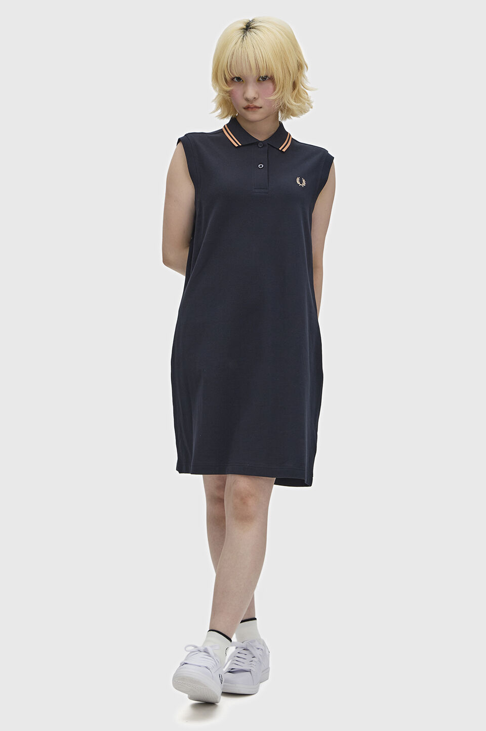 FRED PERRY 「The Sleeveless Fred Perry Shirt Dress」|ワンピース|