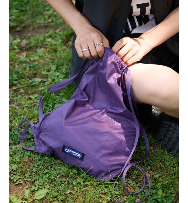 OUTDOOR PRODUCTS Usual Things「《予約》RIPSTOP KNAPSACK」|リュック|パープル