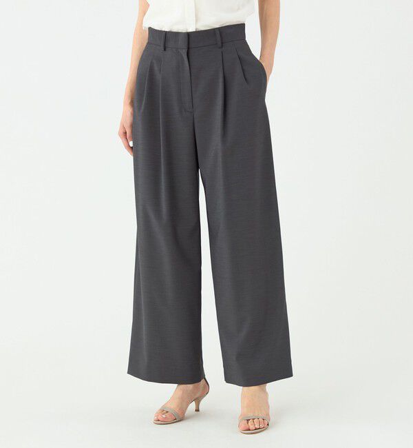 Ballsey「【一部WEB先行予約】ポリエステルツイル ２タックスラックスパンツ」|その他|