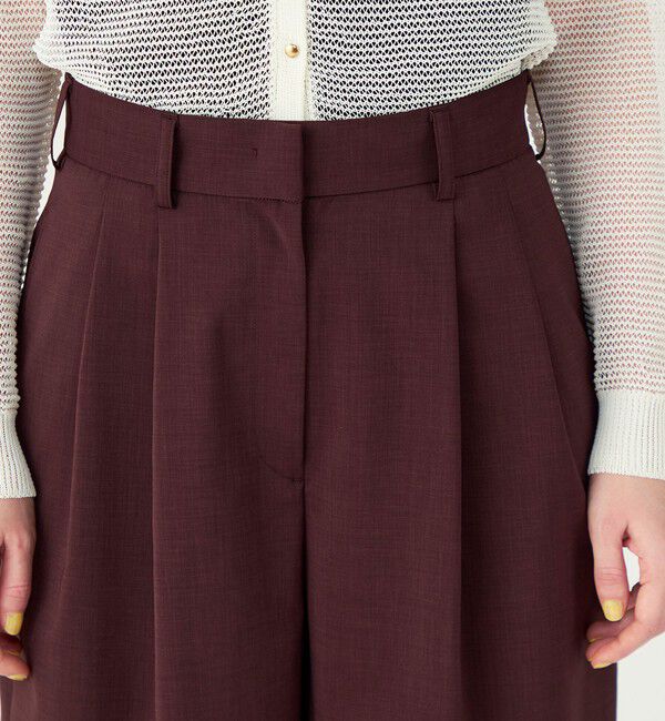 Ballsey「【一部WEB先行予約】ポリエステルツイル ２タックスラックスパンツ」|その他|